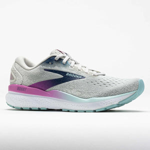 Brooks Ghost 16 (White/Grey/Estate Blue)- Women's