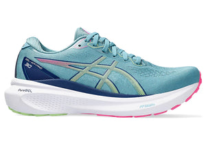 ASICS Gel Kayano 30 (Gris Blue/Lime Green) - Women's