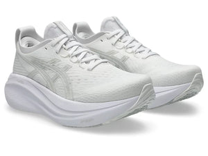 ASICS Nimbus 27 (White/Glacier Grey) - Women's