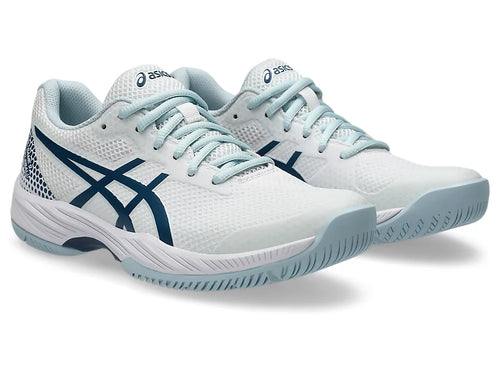 ASICS Gel-Game 9 Pickleball Shoes (White/Vintage Indigo) - Women's