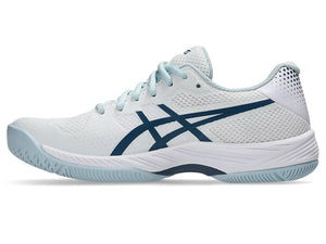 ASICS Gel-Game 9 Pickleball Shoes (White/Vintage Indigo) - Women's