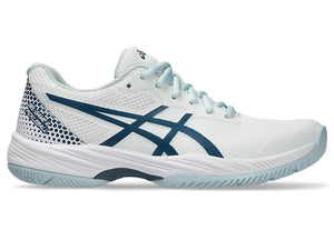 ASICS Gel-Game 9 Pickleball Shoes (White/Vintage Indigo) - Women's