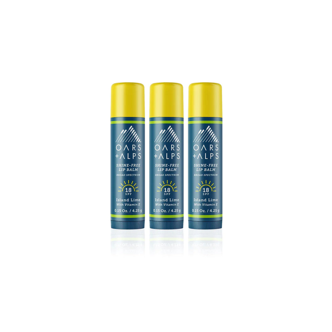 Oars and Alps - SPF Shine-Free Lip Balm Kit - Island Lime