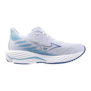 Mizuno Wave Rider 28 (White-Mugen Blue) - Women's