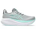 ASICS Nimbus 27 (Piedmont Grey/Illuminate Mint) - Women's