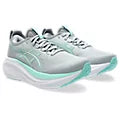 ASICS Nimbus 27 (Piedmont Grey/Illuminate Mint) - Women's