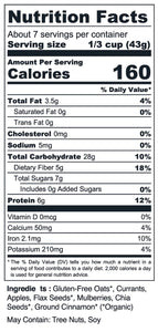 Stoked Oats - Buck Wild Oatmeal 11.3oz