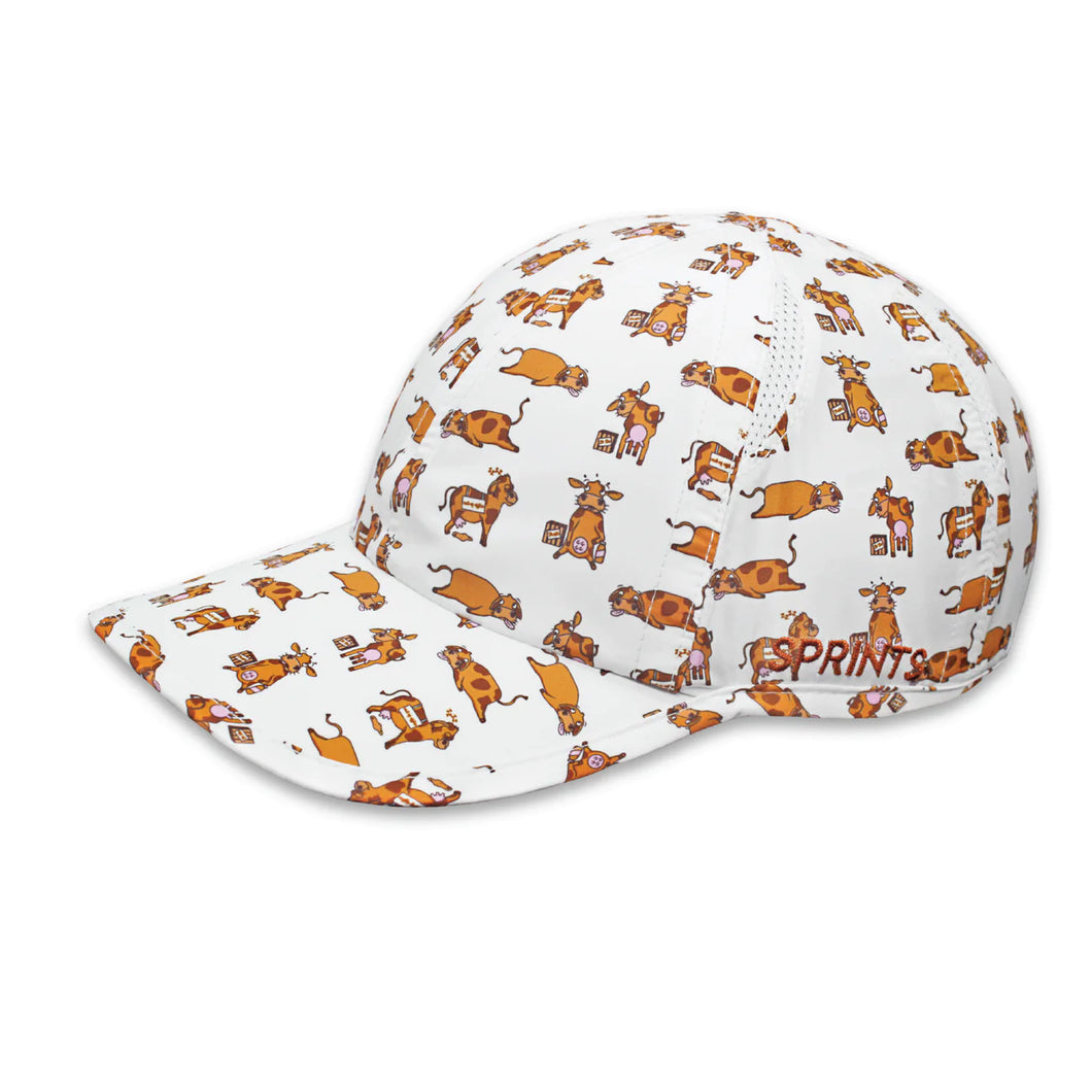 Sprints Unisex Running Hats - LegenDairy Cows