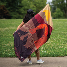 Sprints Towel Car Seat Cover - Cryin' Wolf