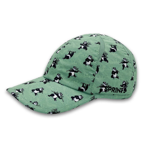 Sprints Unisex Running Hats - Snack Attack Panda Dash