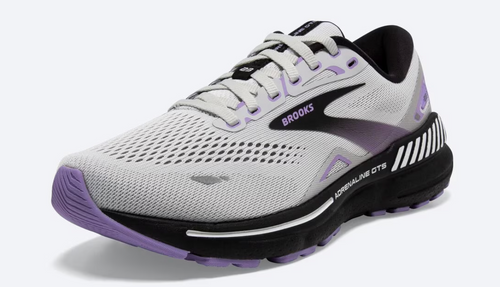 Brooks Adrenaline GTS 23 (Grey/Black/Purple) - Women's