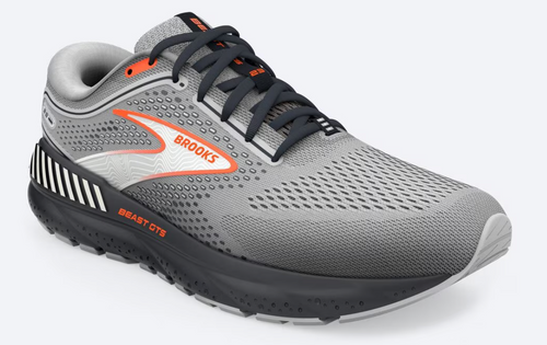 Brooks Beast GTS 23 (Grey/Scarlet/Ebony) - Men's