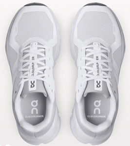 On Cloudrunner (White/Frost) - Women's