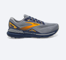 Brooks Adrenaline GTS 23 (Grey/Crown Blue/ Orange) - Men's