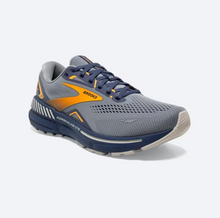 Brooks Adrenaline GTS 23 (Grey/Crown Blue/ Orange) - Men's