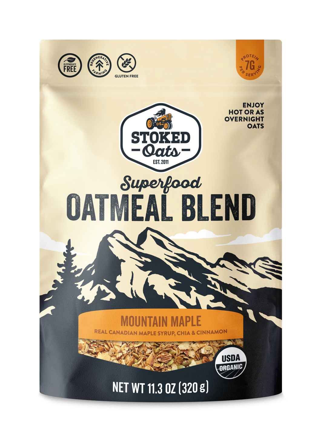 Stoked Oats - Mountain Maple Oatmeal 11.3oz
