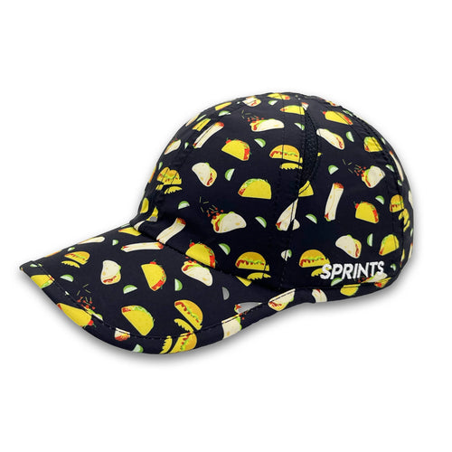 Sprints Unisex Running Hats - Mas Taco Loco Burrito