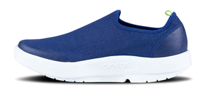 OOFOS - OOmg eeZee Low Shoe (White/Navy) - Men's