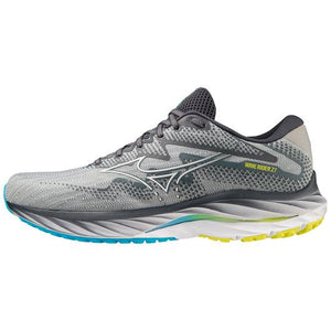 Mizuno Wave Rider 27 (Pearl/Blue White) - Men's