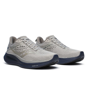 Saucony Ride 17 (Dove/Navy) - Men's