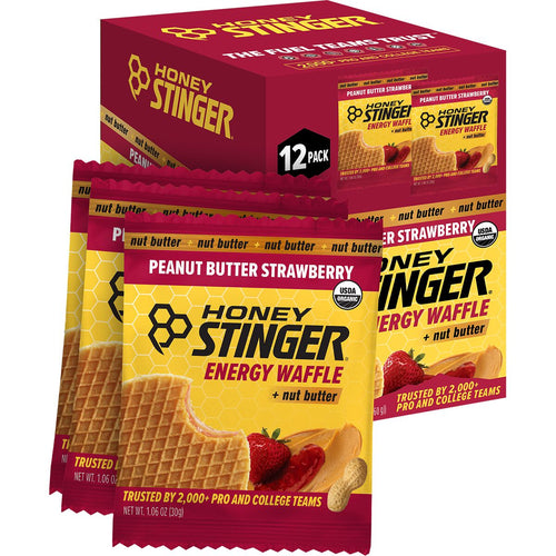 Honey Stinger Organic Waffle - Peanut Butter Strawberry
