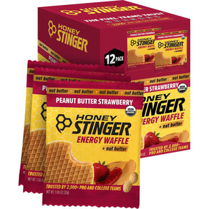 Honey Stinger Organic Waffle - Peanut Butter Strawberry