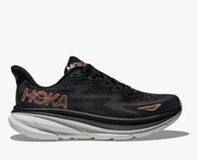 Hoka Clifton 9 (Black/Rose Gold) - Women's