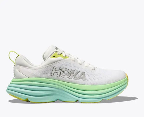 Hoka Bondi 8 (Blanc De Blanc/Sunlit Ocean) - Women's