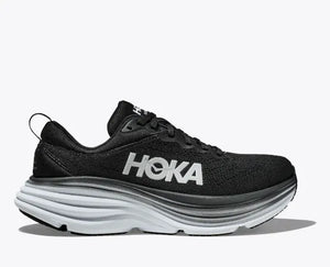 Hoka Bondi 8 (Black/White) - Women's