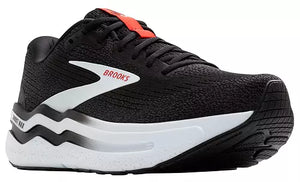 Brooks Ghost Max 2 (Black/White/Fiery Red) - Men's