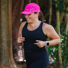 Sprints Unisex Running Hats - Dystopian Neon Pink Flash Reflective HyperG