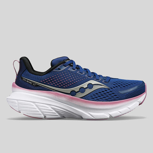 Saucony Guide 17 (Navy/Orchid) - Women's