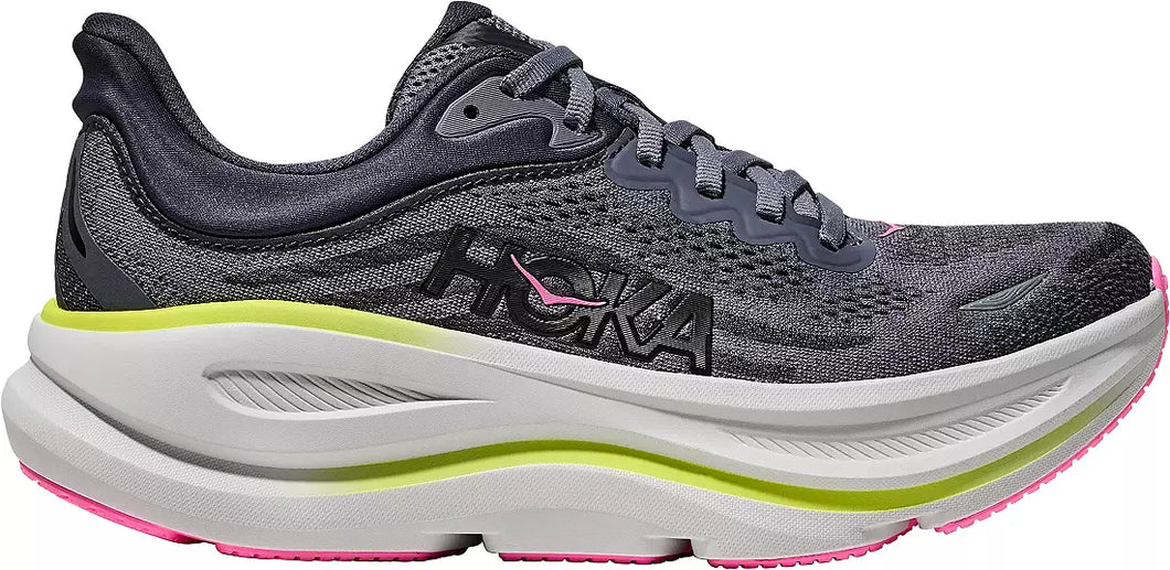 Hoka Bondi 9 (Charcoal Grey/Grey Skies) - Women's