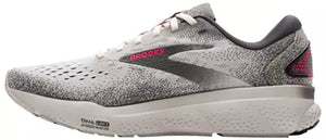 Brooks Ghost 16 (Grey/Gargoyle/Pink)- Women's
