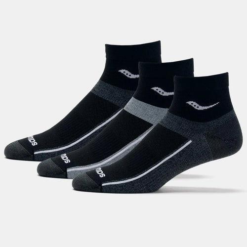 Saucony Inferno Ultralight Quarter Socks 3-Pack