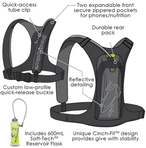 Amphipod PureRun® UltraLight™ Hydration Vest with 600mL Reservoir