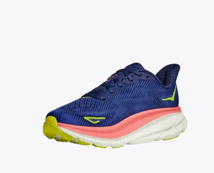 Hoka Clifton 9 (Evening Sky/Coral) - Women's