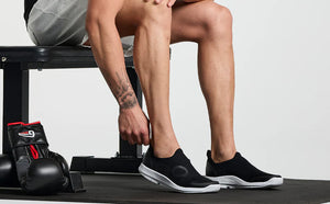 OOFOS OOmg Sport Shoe (White/Black) - Men's