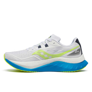 Saucony Endorphin Speed 4 (White/Viziblue/Blanc)-Men's