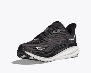 Hoka Clifton 9 (Black/White) - Men's