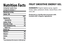 Honey Stinger Organic Energy Gels - Fruit Smoothie