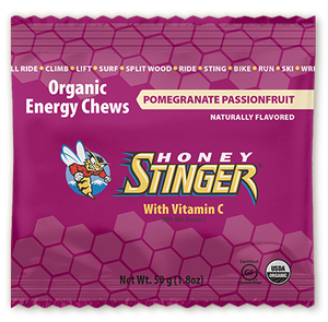 Honey Stinger Organic Energy Chews - Pomegranate/Passion Fruit