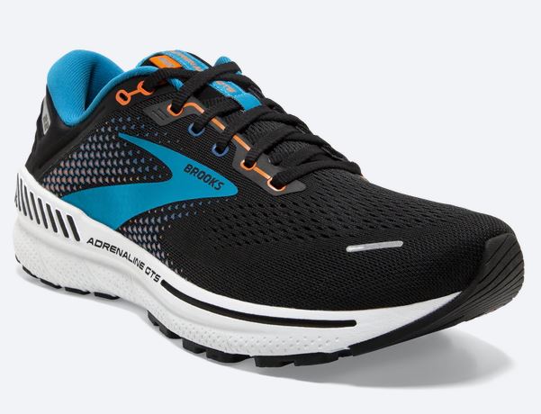 Brooks Adrenaline GTS 22 (Black/Blue/Orange) - Men's