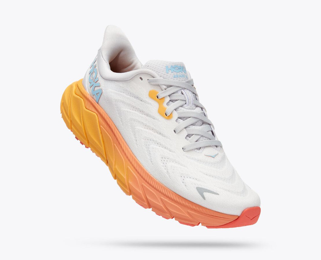 Hoka Arahi 6 (Nimbus Cloud/Blanc De Blanc) - Women's