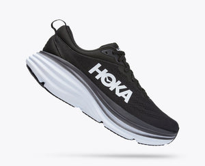 Hoka Bondi 8 (Black/White) - Men's