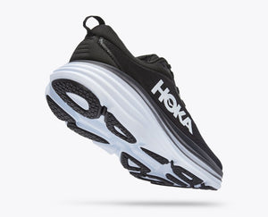 Hoka Bondi 8 (Black/White) - Men's