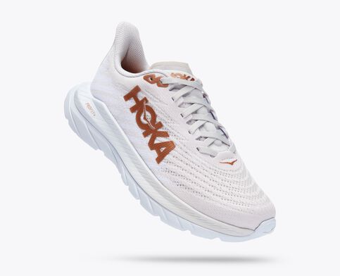 Hoka Mach 5 (White/Copper) - Women's