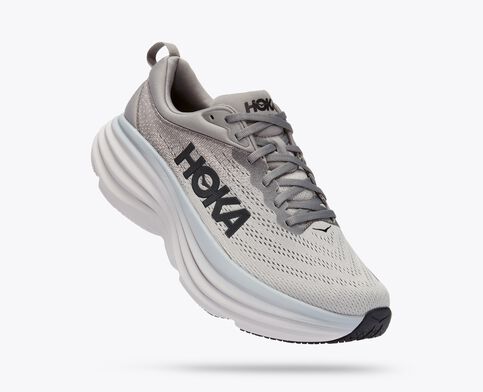 Hoka Bondi 8 (Sharkskin/Harbor Mist) - Men's