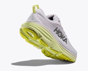 Hoka Bondi 8 (Nimbus Cloud/Luminary Green) - Women's