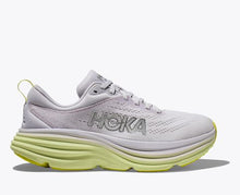 Hoka Bondi 8 (Nimbus Cloud/Luminary Green) - Women's